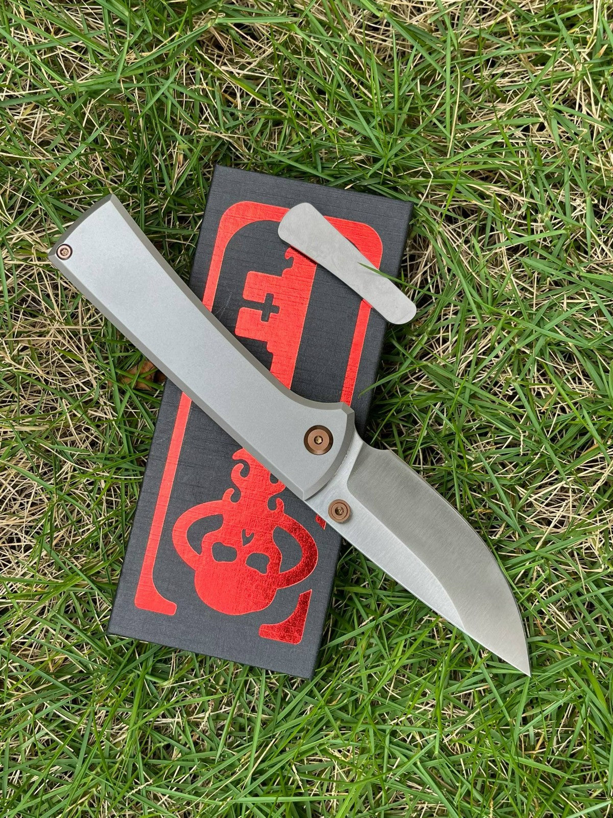 8'' New FoldingKnife M390 Blade Full T4C Titanium Handle Pocket Camping Knife VTF95N