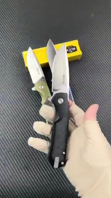 7'' New D2 Blade Steels Handle Pocket Folding Camping Knife DF02