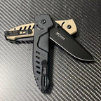 New N690 Blade Aluminum Handle Camping Pocket Folding EDC Tool VTF118