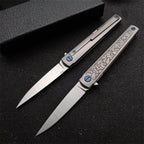 7'' New M390 Blade Full TC4 T4C Handle Camping Folding Tool VTF179