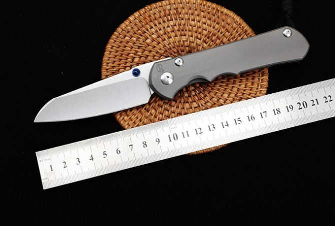 New CNC S35V Blade Sebenza 21 Style Full T4C Titanium Handle Pocket Camping Folding Knife DF188