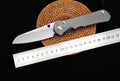 New CNC S35V Blade Sebenza 21 Style Full T4C Titanium Handle Pocket Camping Folding Knife DF188