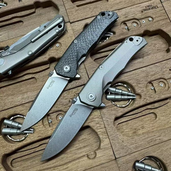 7'' New Folding Knife M390 Blade Pocket Camping Knife VTF117