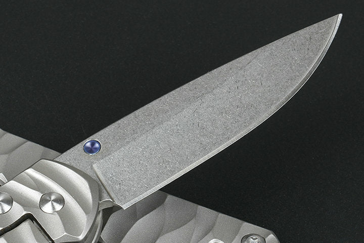 New CNC D2 Blade Sebenza 21 Style Full T4C Titanium Handle Pocket Camping Folding Knife DF05
