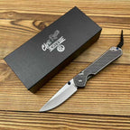 New CNC D2 Blade Sebenza Style Steel Pocket Camping Folding Tool DF15