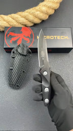New M390 Steel Stone Wash 4MM Blade G10 Handle Full Tang Camping Tool VTH74B