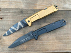 New Manual Folding Tool 5MM Blade Aluminum Handle Lockback Pocket Tool VTF85