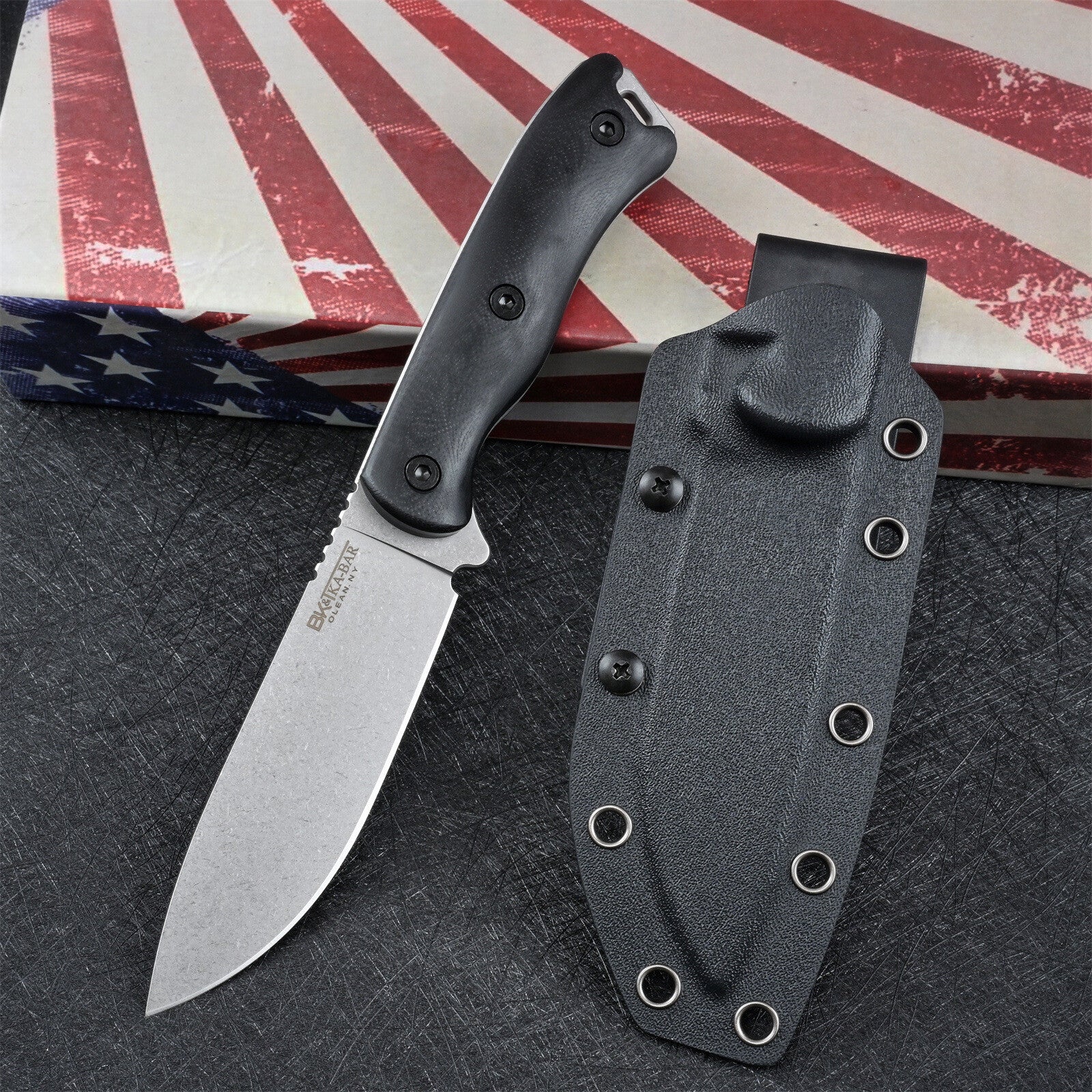 9'' New CNC DC53 Blade Full Tang G10 Handle Camping Knife VTH13
