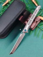 New M390 Blade Full T4C Titanium Handle Pocket Camping Collection Folding Tool VTF11