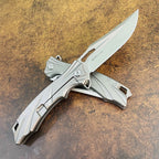 New Folding Tool M390 Blade Full T4C Titanium Handle Pocket Camping Tool VTF197