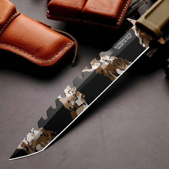 13'' New Forprene Handle N690 Blade Camping Knife VTH10S