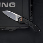 7'' New Manual Folding Tool CNC M390 Blade Aluminum Handle Pocket Tool VTF91