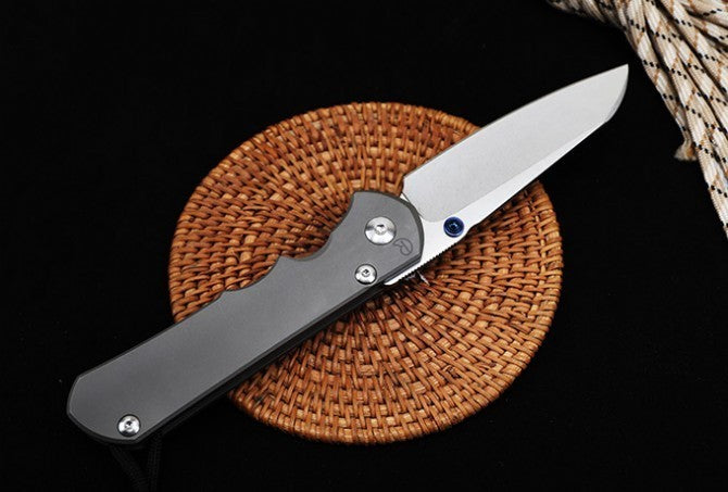 New CNC S35V Blade Sebenza 21 Style Full T4C Titanium Handle Pocket Camping Folding Knife DF188