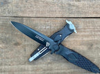 10" New Manual Folding Tool D2 Steel Blade G10 Handle Liner Lock Pocket Tool