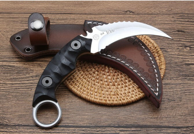 New D2 Steel Blade G10 Handle FullTang Collection Knife C32