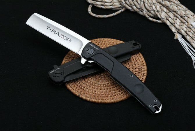 9'' New CNC Fast Opening 3MM Blade Aluminum Handle Pocket Folding Knife VTF02