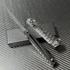 8'' New Damascus Blade Full Steel handle Camping Folding Tool VTF51M