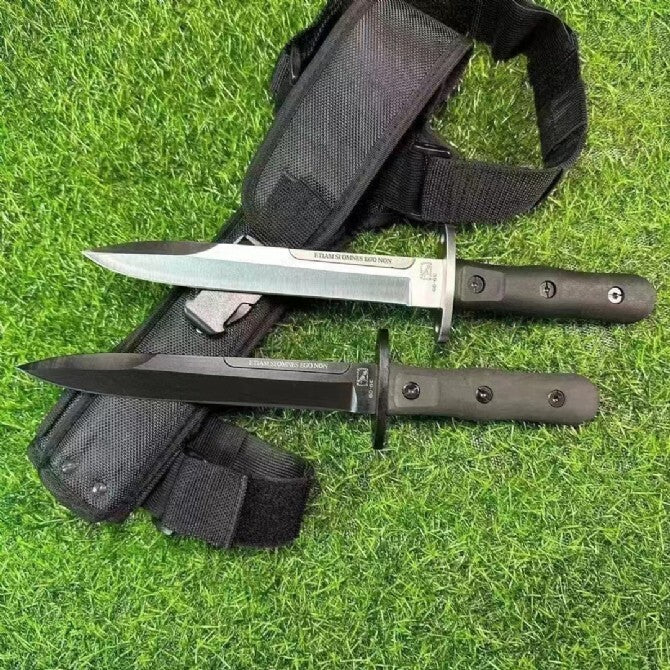 12'' New CNC 8CR13 Blade FORPRENE Handle Survival Hunting Tactics Knife VTH14