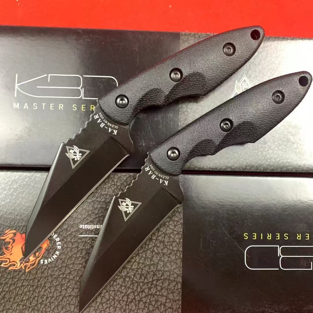 7'' New High Carbon Steel Fixed Blade Fiberglass Collection Handle Knife 2485