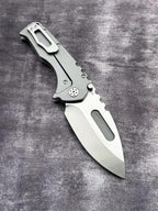 8.5''New CNC D2 Steel Blade Full T4C Titanium Handle  Pocket Camping Folding Tool VTF59T