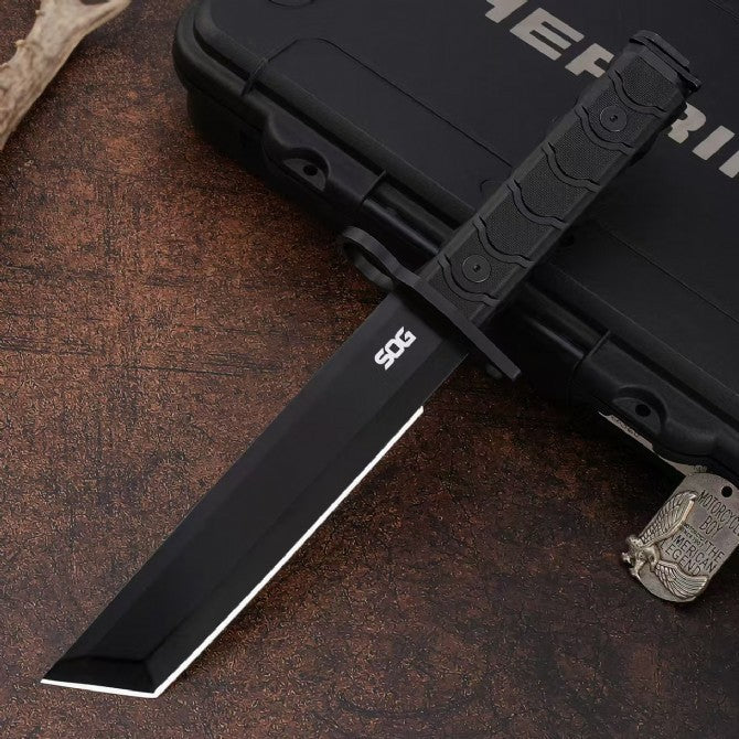 New AUS-8 Fixed Blade NylonGlassFiber Handle Collection Camping Knife VTH78