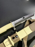 New N690 Steel Fixed Blade FORPRENE Handle Camping Tool VTH15
