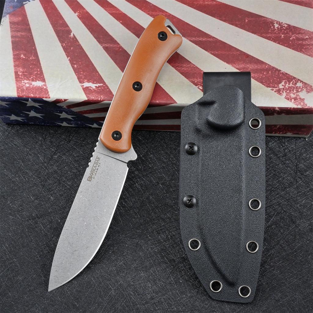 9'' New CNC DC53 Blade Full Tang G10 Handle Camping Knife VTH13