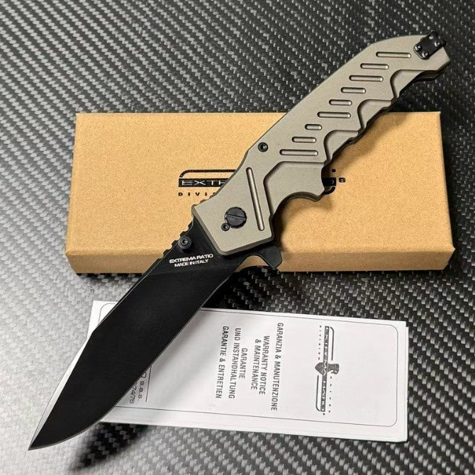 10'' New CNC N690 Blade Aluminum Handle Pocket Folding Knife VTF106