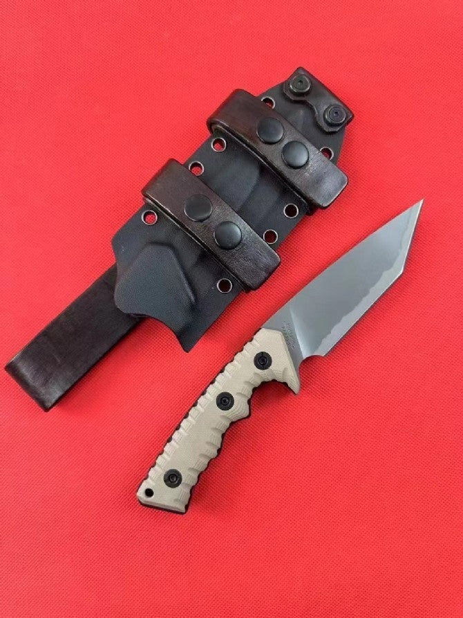 New A8 Steels Blade G10 Handle Full Tang Camping Knife M27T