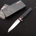 8'' New CNC Fast Opening 440B Steel Blade G10 Handle Camping Folding Knife VTF27
