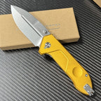 9.5'' New CNC Stone wash N690 Blade Aluminum Handle Survival Folding Tool VTF76