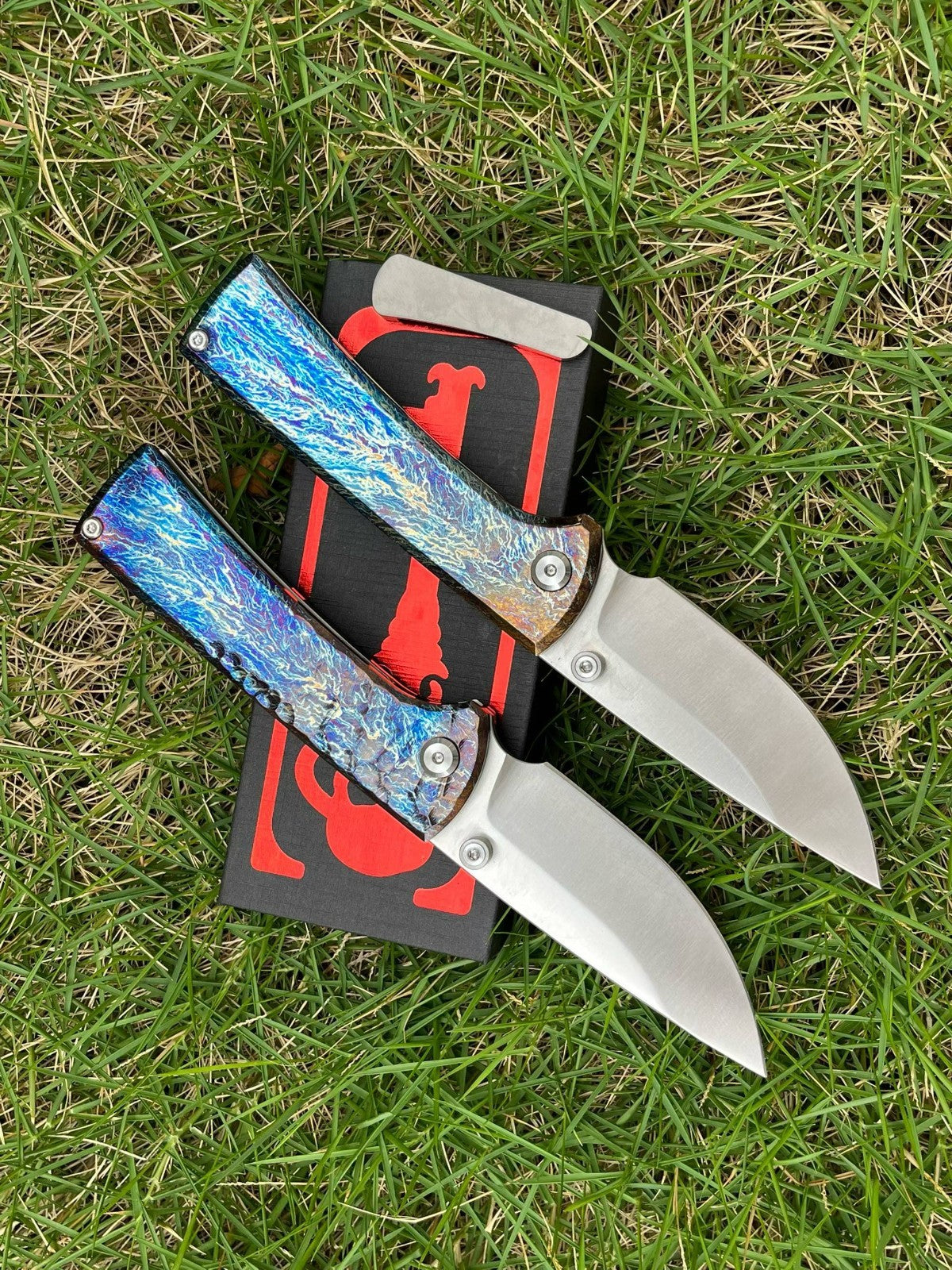 8'' New FoldingKnife M390 Blade Full T4C Titanium Handle Pocket Camping Knife VTF95G