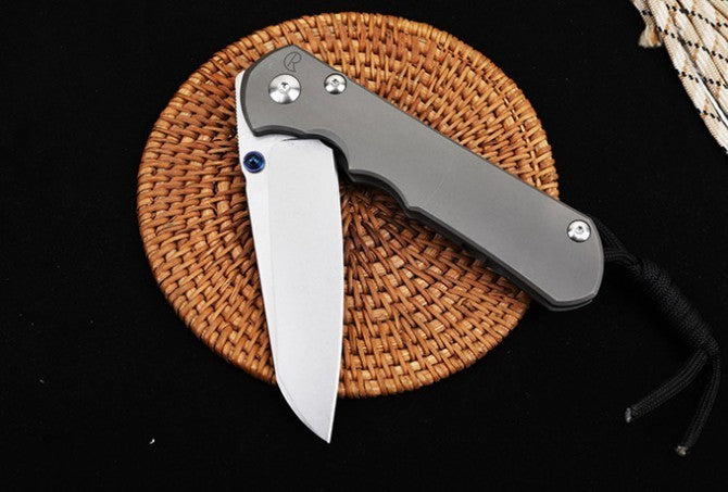 New CNC S35V Blade Sebenza 21 Style Full T4C Titanium Handle Pocket Camping Folding Knife DF188