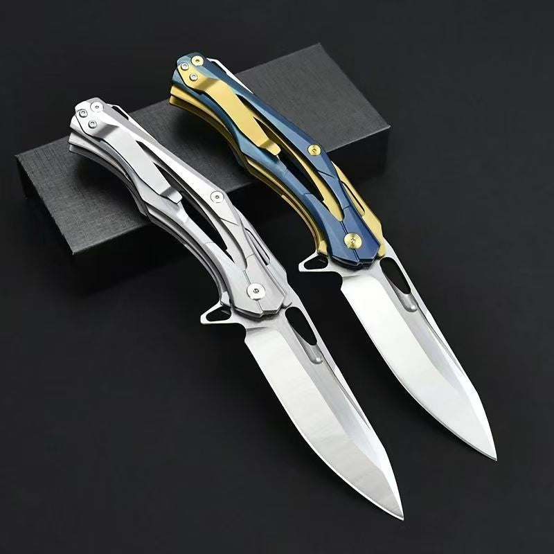 9'' New 7Cr17MoV Blade Steels Handle Pocket Folding Knife VTF06