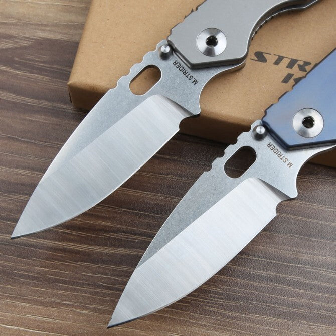 8'' New CNC CPM154 Blade Full T4C Titanium Handle Pocket Camping Folding Knife VTF54