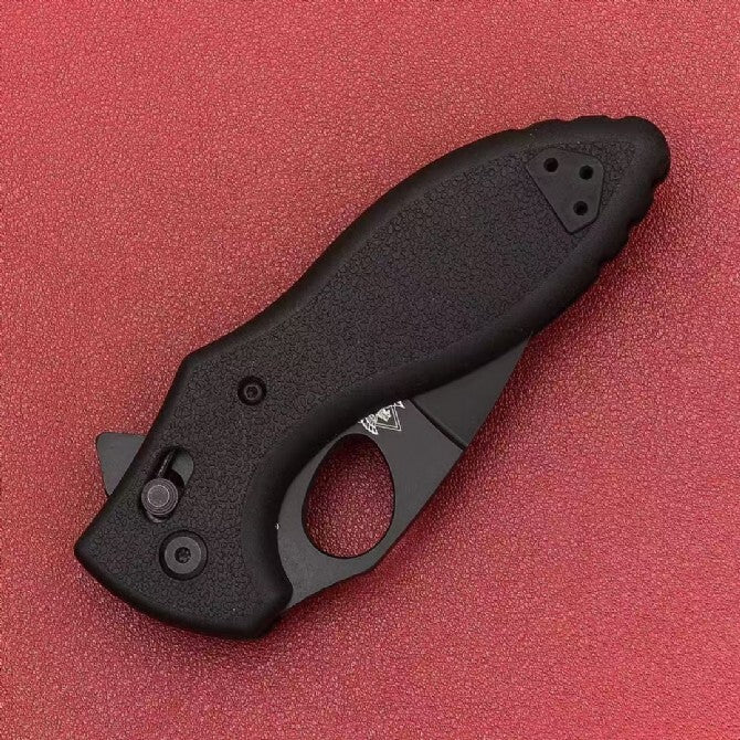 8'' New Fast Opening AUS-8A Blade Nylon Fiber Handle Camping Folding Knife 2490
