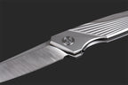 8'' New CNC M390 Steel Blade Full T4C Titanium Handle Pocket Camping Folding Tool DF96