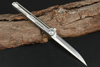 New Fast Opening M390 BladefFull T4C Titanium Handle Pocket Camping Folding Tool DF07