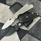 8''New CNC CPM154 Blade Full T4C Titanium Handle  Pocket Camping Folding Tool VTF36