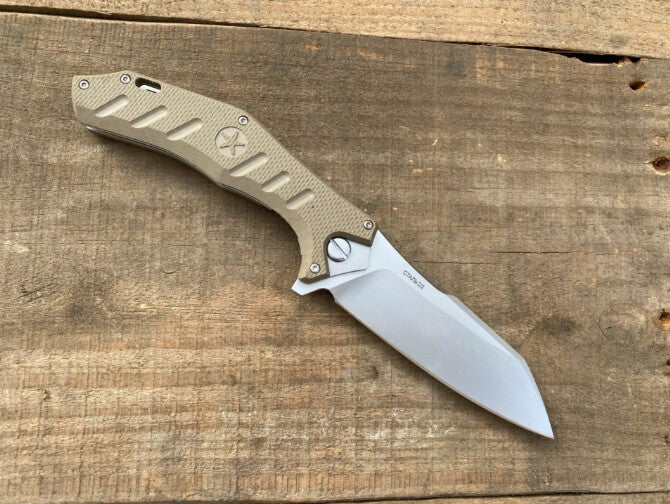 9"New Manual Folding Knife D2 Blade G10 Handle Pocket Folding Knife DF54