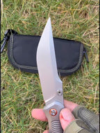 9.5'' New Manual Folding Tool 14C28N Blade Full T4C Titanium Handle  Folding Tool VTF57