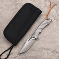 New Folding Knife M390 Blade Full T4C Titanium Handle Pocket Camping Knife VTF197