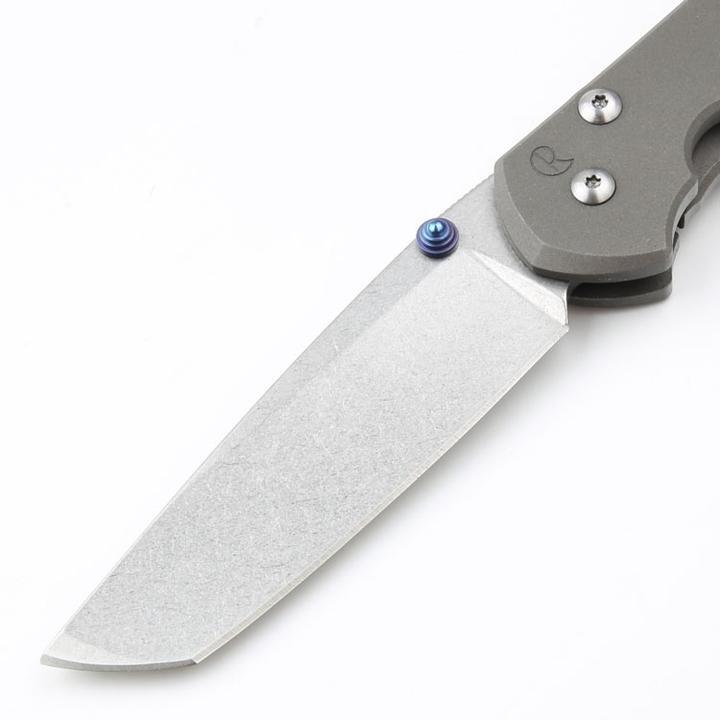New CNC D2 Blade Sebenza 21 Style Full T4C Titanium Handle Pocket Camping Folding Knife DF187