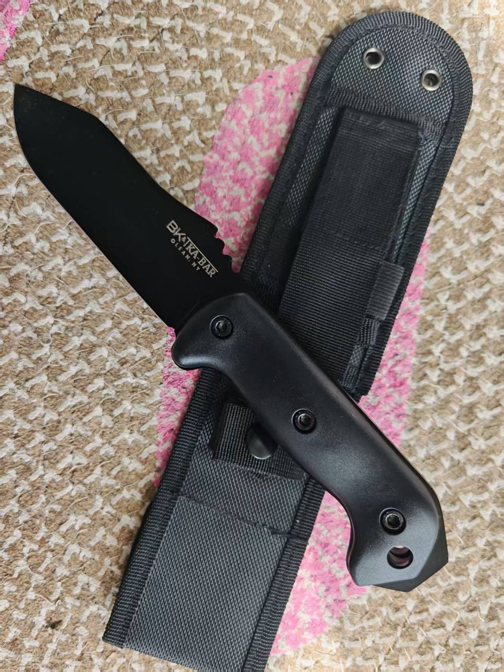 11''New 1905Cro-Van Blade Fiberglass Handle Full Tang Camping Knife BK10