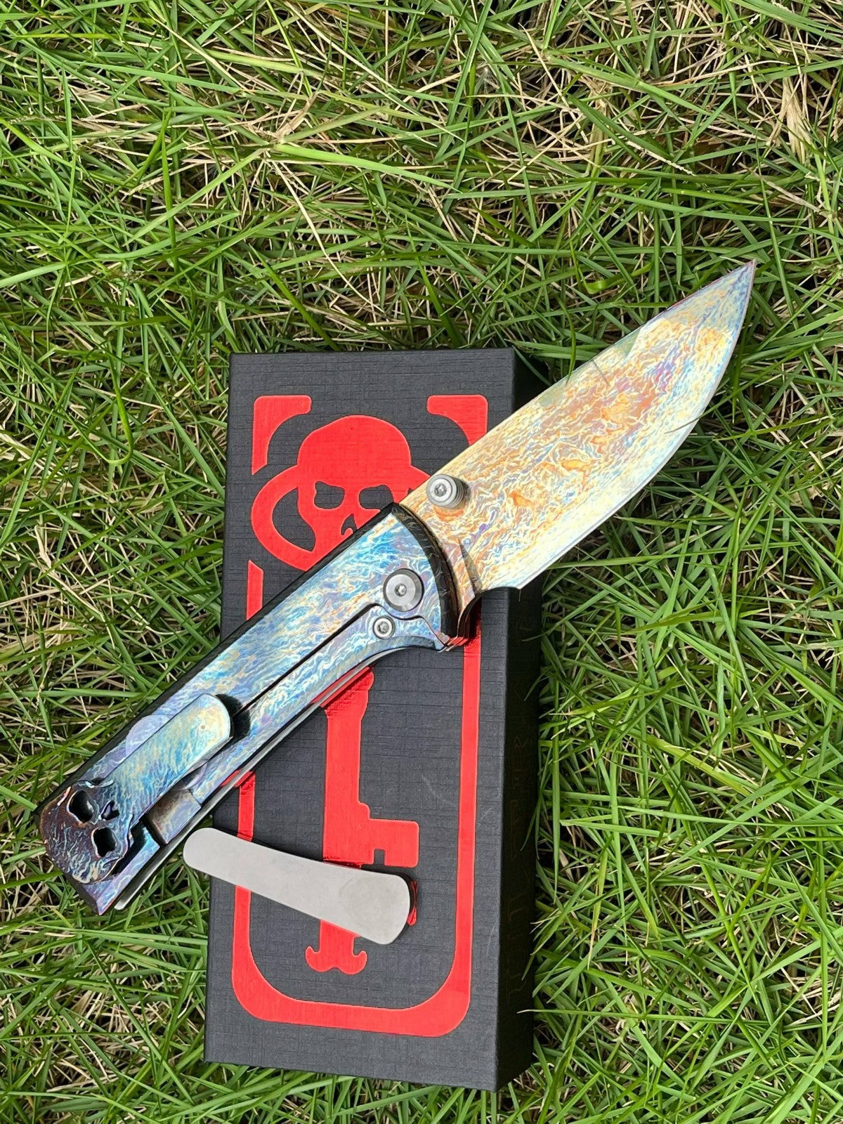 8'' New Folding M390 Steels Blade Full T4C Titanium Handle  Camping PocketKnife VTF107S