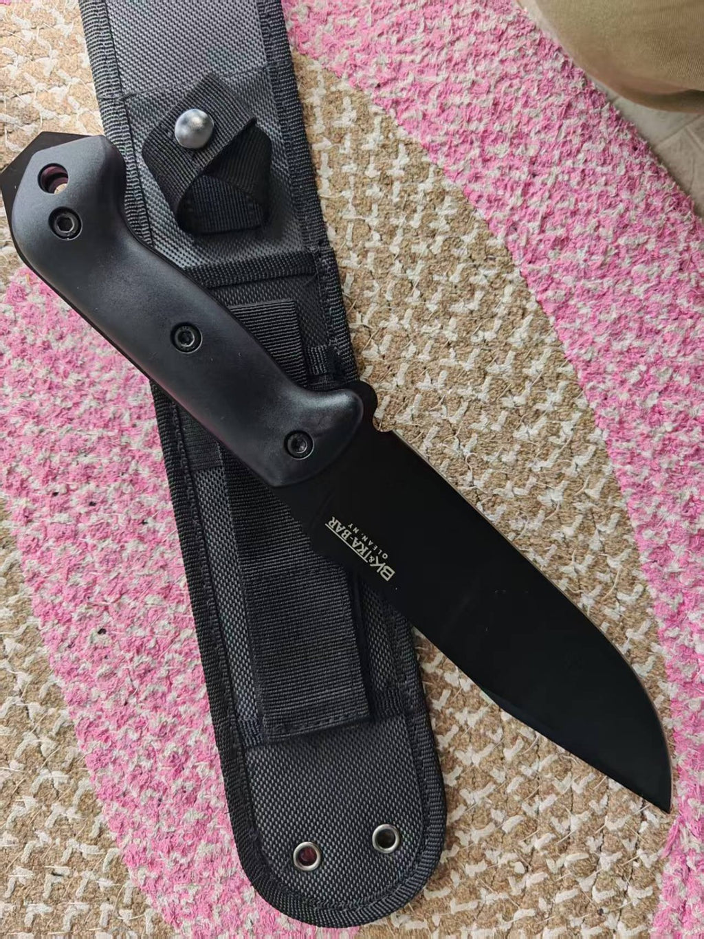12'' New 1905Cro-Van Blade Fiberglass Handle Camping TKnife BK7