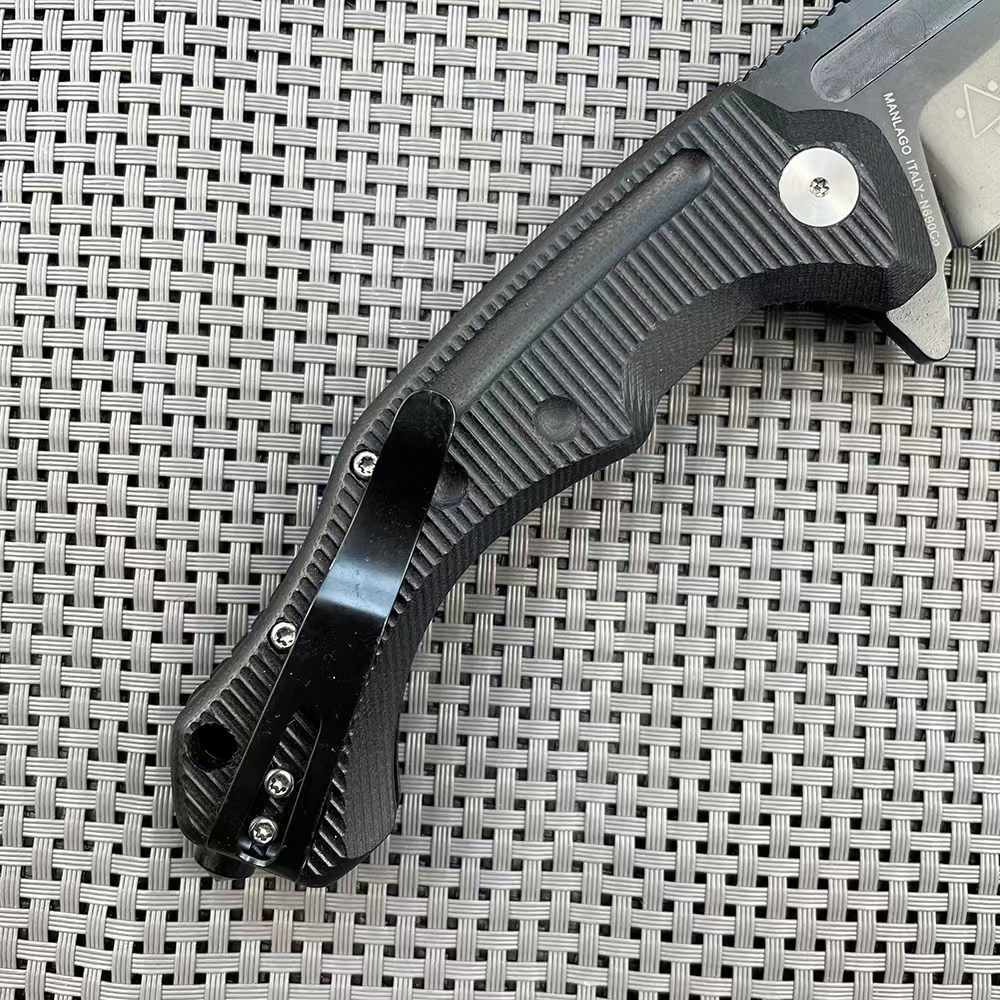 8.5'' New N690 Blade G10 Handle Folding Camping Knife VTF169
