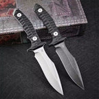8'' New CNC D2 Blade Full Tang G10 Handle Sharp Tool VTH69