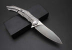 9'' New Manual Folding Tool D2 Steel Blade G10 Handle Pocket Folding Tool DF68