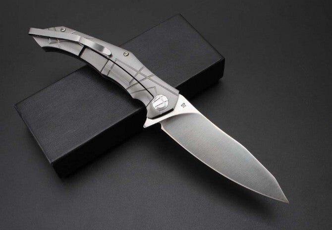 9'' New Manual Folding Knife D2 Steel Blade G10 Handle Pocket Folding Knife DF68